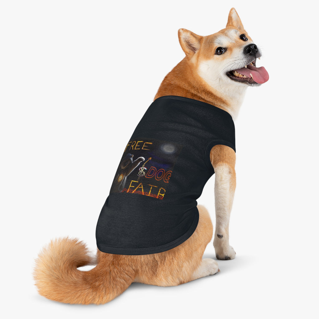 $Dog Tank Top - "Free Dog Fair" Crypto Pet Tee