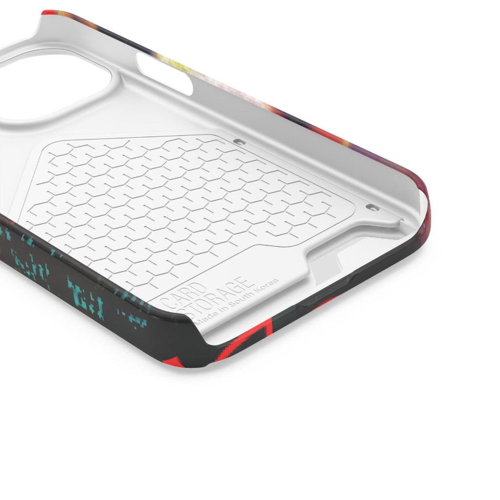 Phone Case — Bold Neon “D0G” Card Holder Wallet
