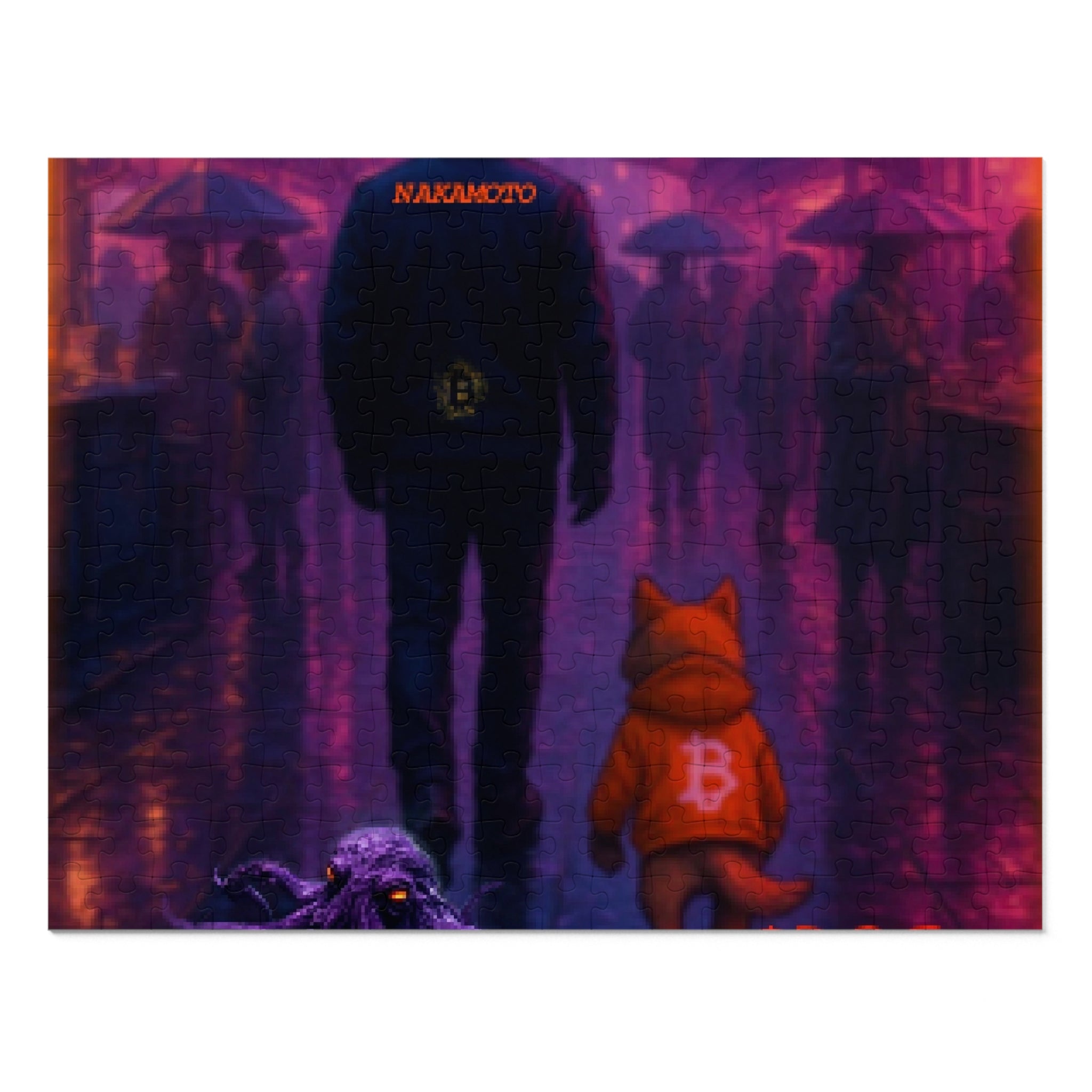$DOG, Bitcoin Nakamoto Art Puzzle Tin — Neon Crypto Jigsaw
