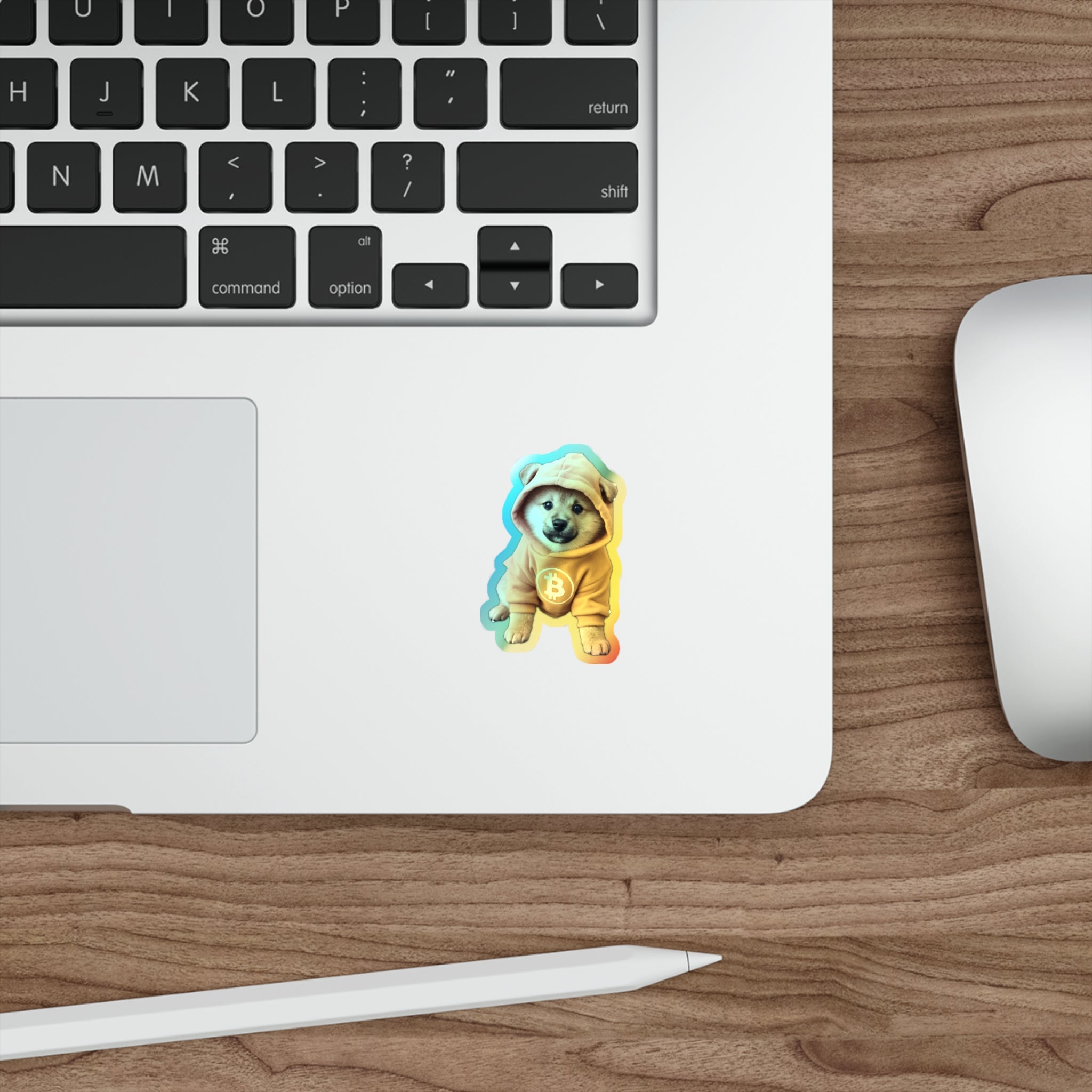 Holographic $DOG Bitcoin Sticker