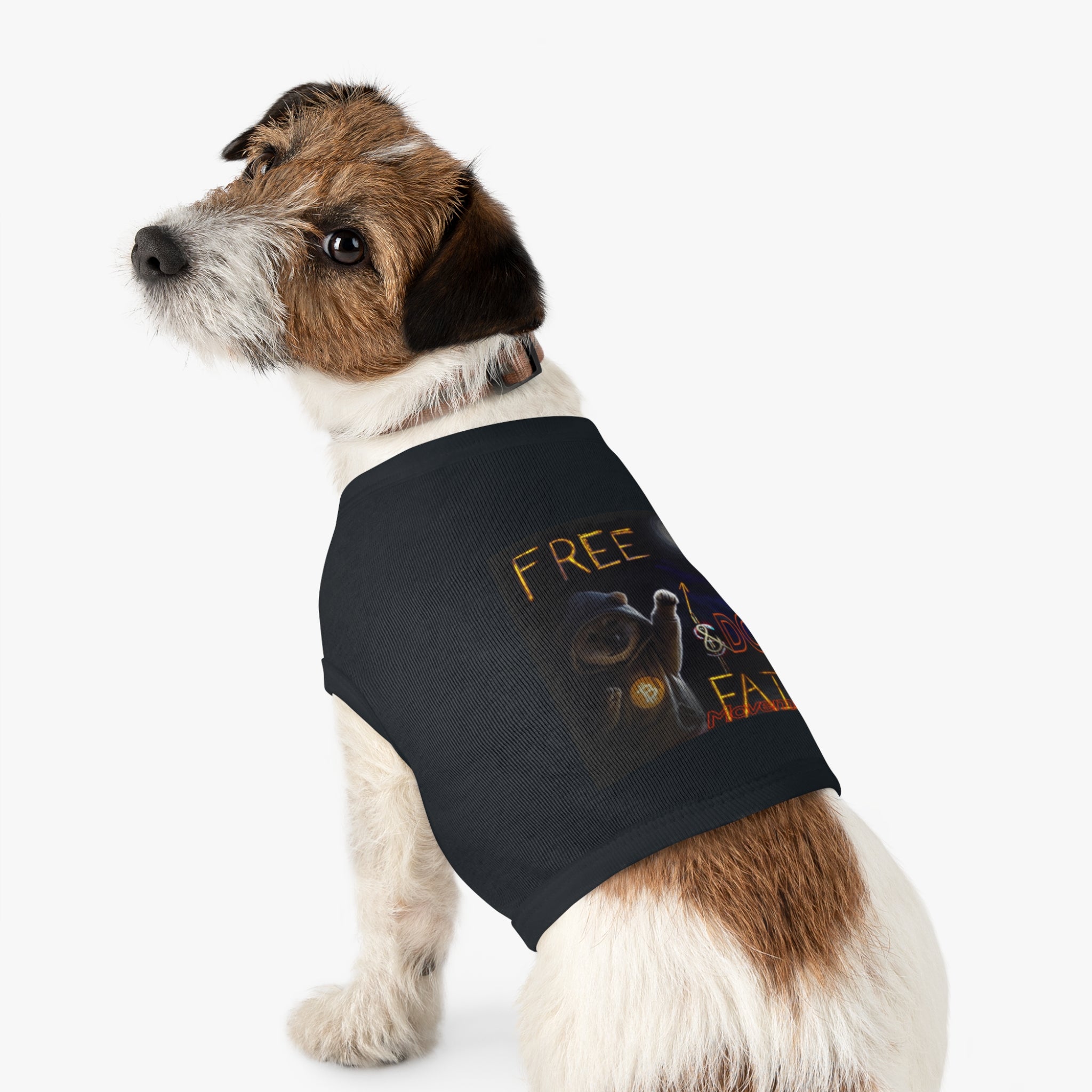 $Dog Tank Top - "Free Dog Fair" Crypto Pet Tee