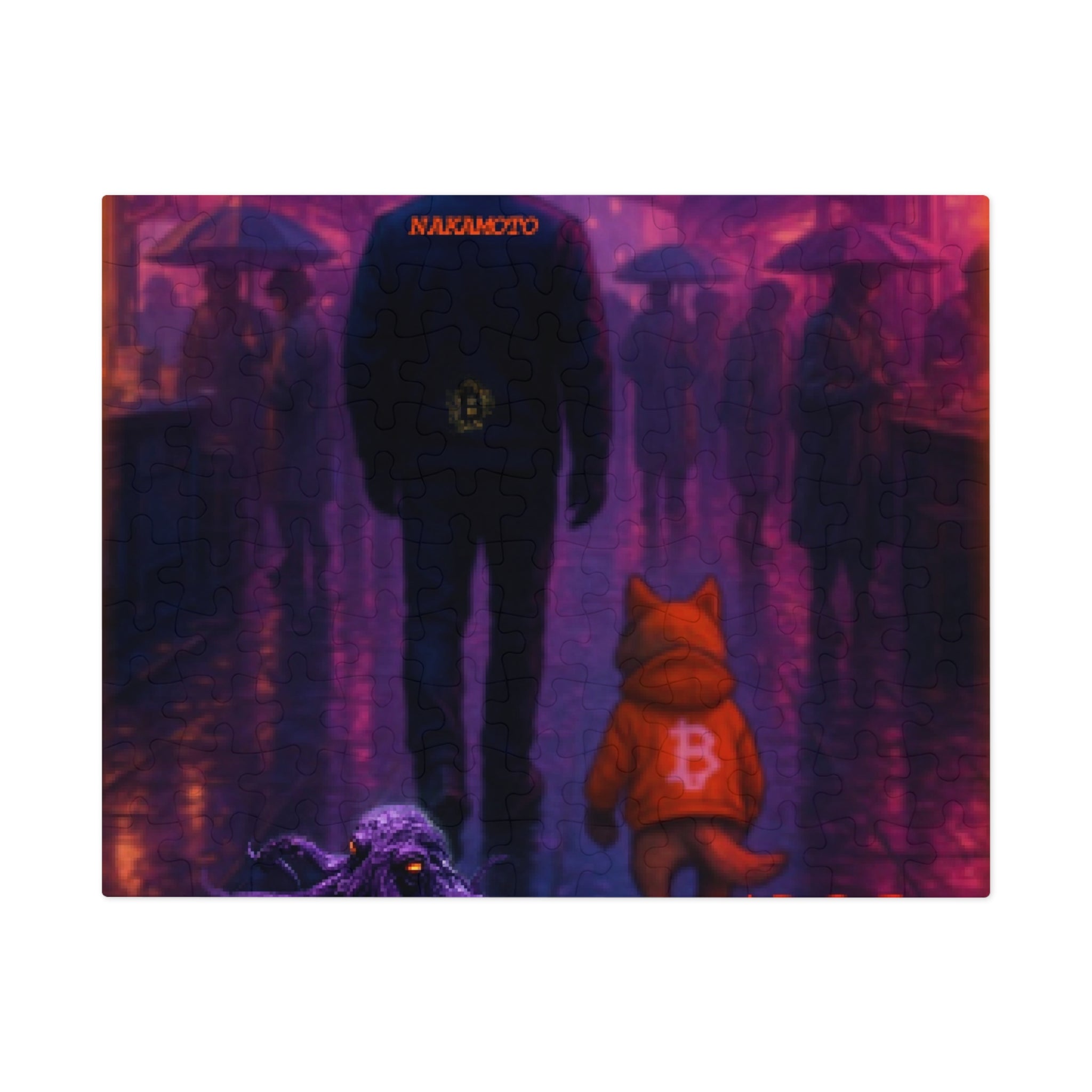 $DOG, Bitcoin Nakamoto Art Puzzle Tin — Neon Crypto Jigsaw