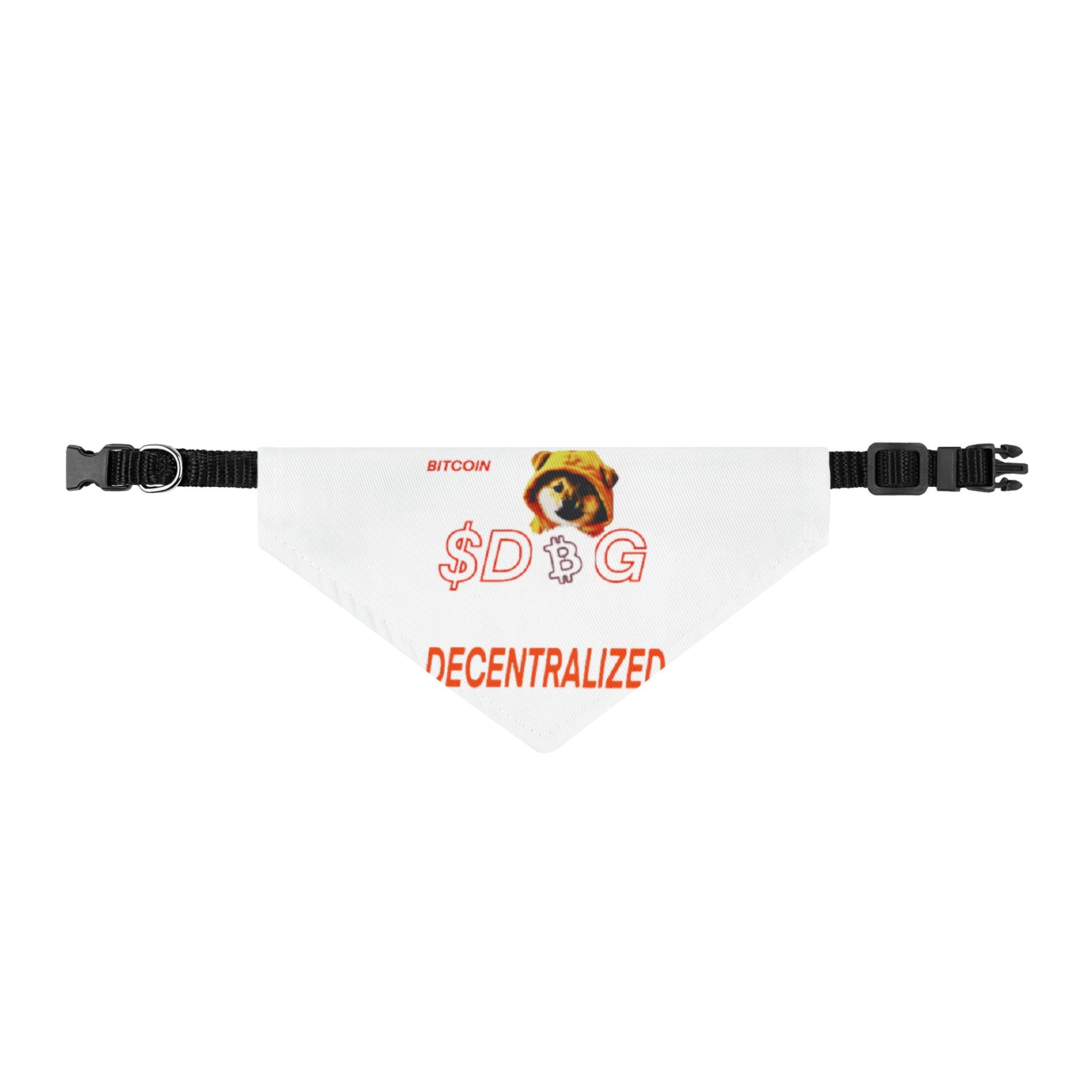 $DOG Clip-On Pet Bandana — Bitcoin Dog Logo Neck Scarf for Crypto-Loving Dogs