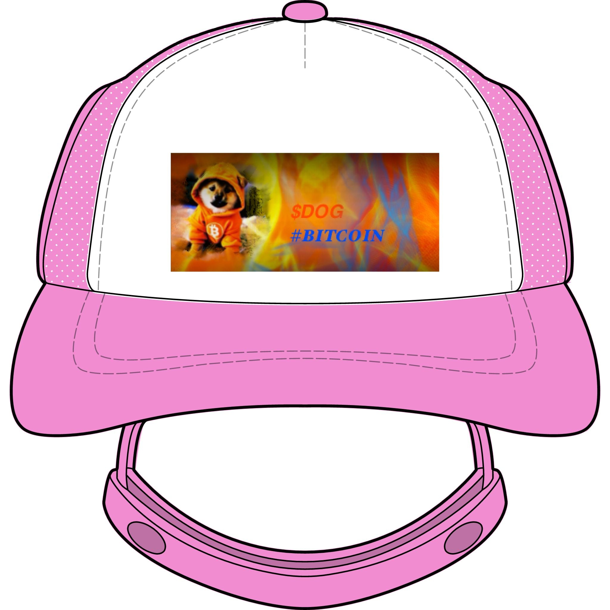 $Dog & Semi Truck Trucker Hat for dogs— Cute Puppy Rig Foam Cap