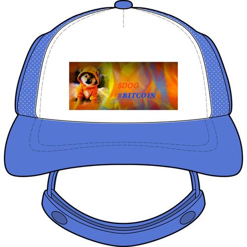 $Dog & Semi Truck Trucker Hat for dogs— Cute Puppy Rig Foam Cap
