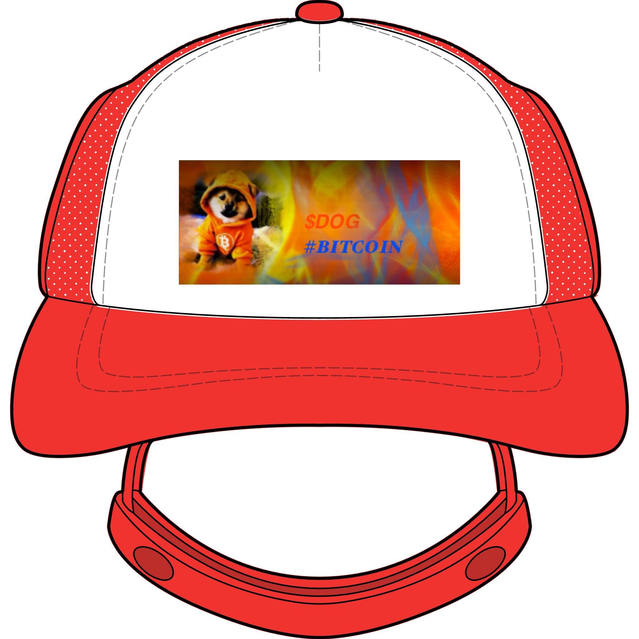 $Dog & Semi Truck Trucker Hat for dogs— Cute Puppy Rig Foam Cap