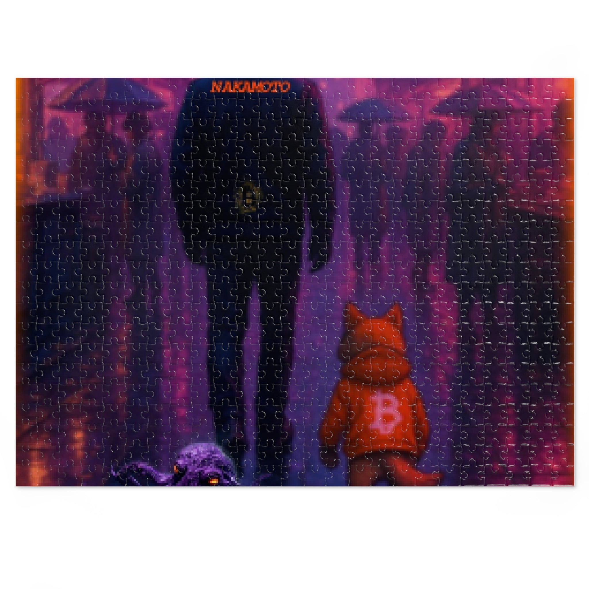 $DOG, Bitcoin Nakamoto Art Puzzle Tin — Neon Crypto Jigsaw